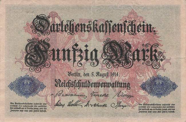 50 Mark 1914 ro.50b U